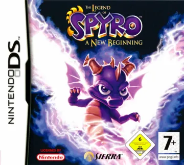 Legend of Spyro, The - A New Beginning (Europe) (En,Fr,De,Es,It,Nl) box cover front